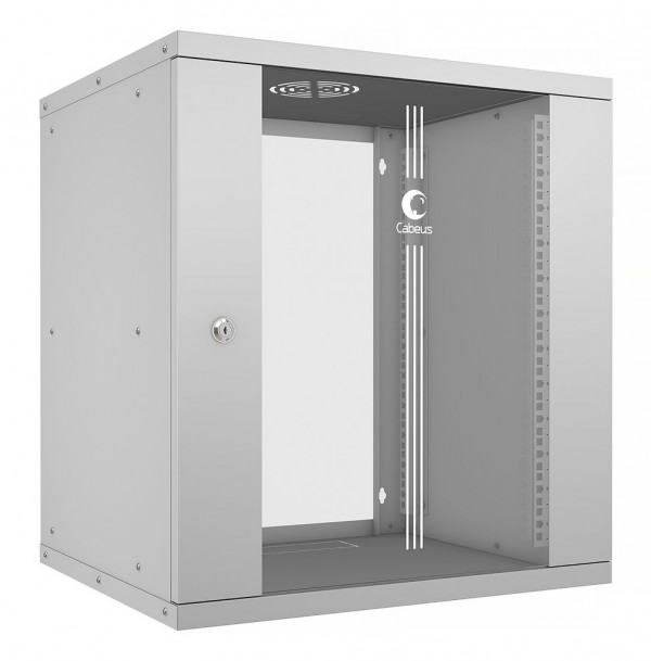 Шкаф телекоммуникационный настенный 19" 12U Cabeus WSC-05D-12U55/45