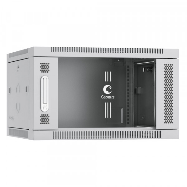 Шкаф телекоммуникационный настенный 19" 6U Cabeus SH-05F-6U60/35