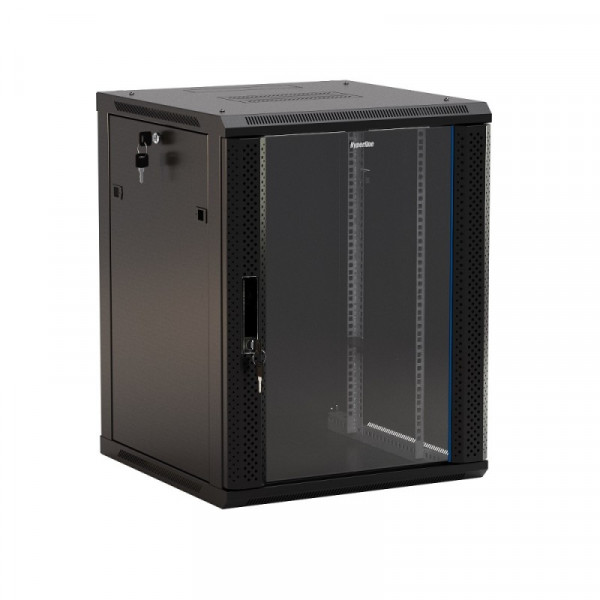 Шкаф телекоммуникационный настенный 19" 15U Hyperline TWB-1545-GP-RAL9004