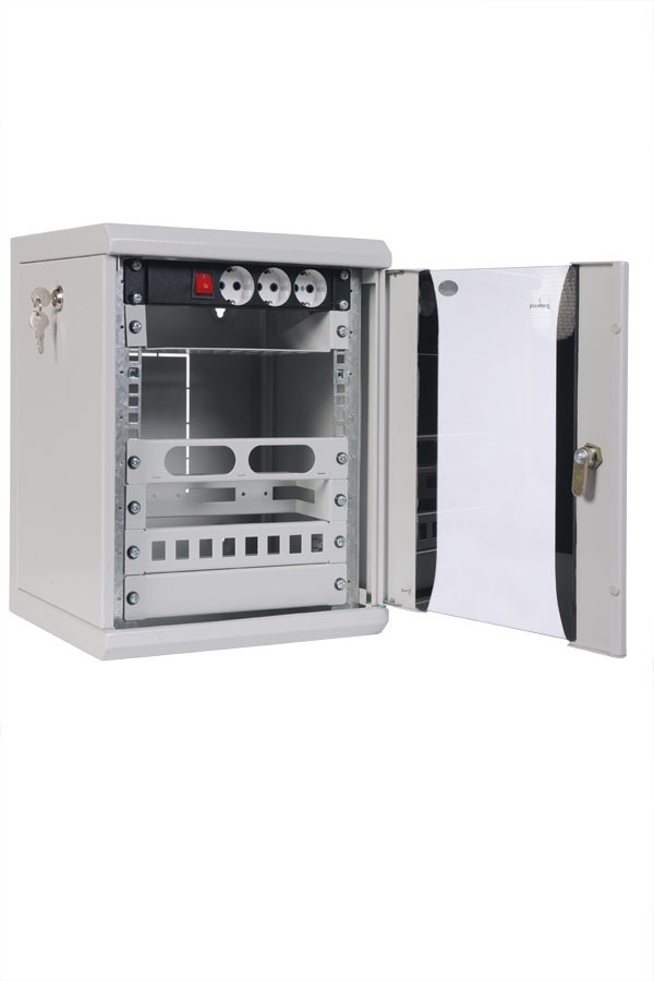 ЦМО Шкаф телекоммуникационный настенный 10" 12U, (350х255) (ШРН-12.255-10)