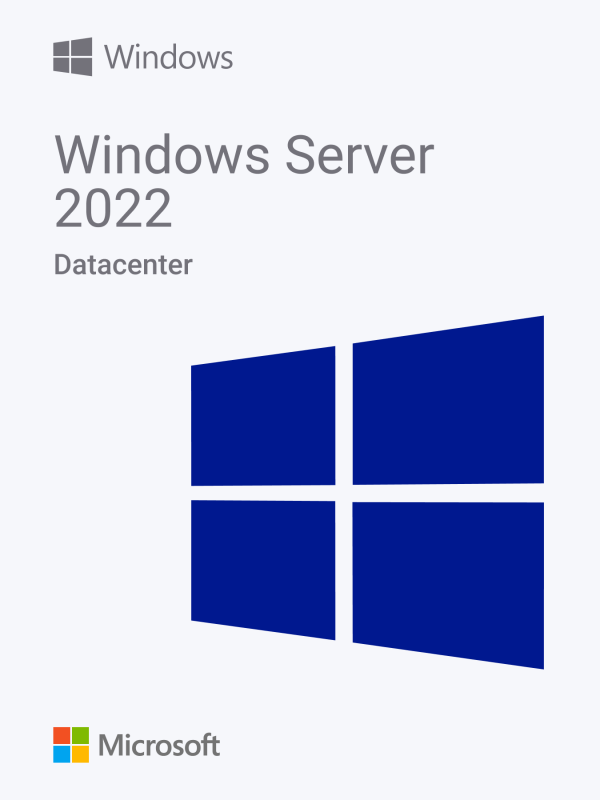 Лицензионный ключ активации для Microsoft Windows Server 2022 Datacenter
