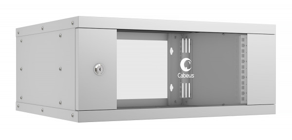 Шкаф телекоммуникационный настенный 19" 4U Cabeus WSC-05D-4U55/45