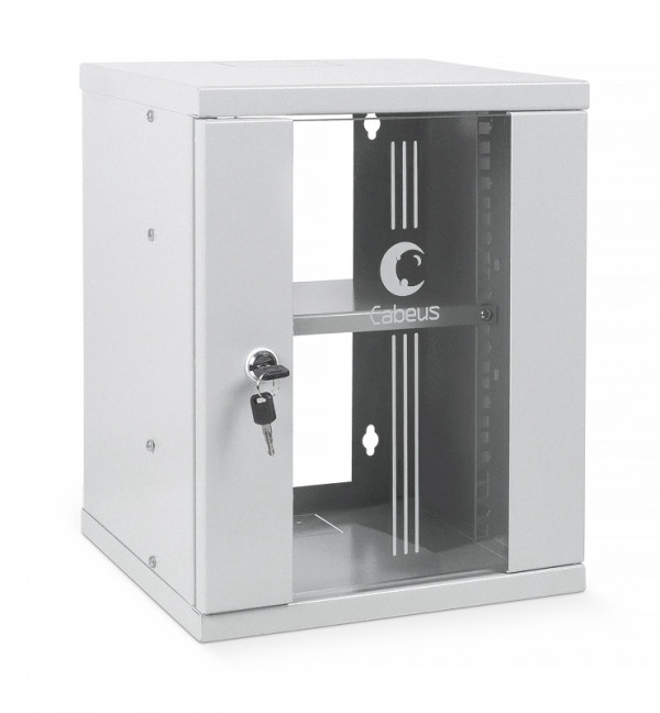 Шкаф телекоммуникационный настенный 10" 8U Cabeus WSC-8U